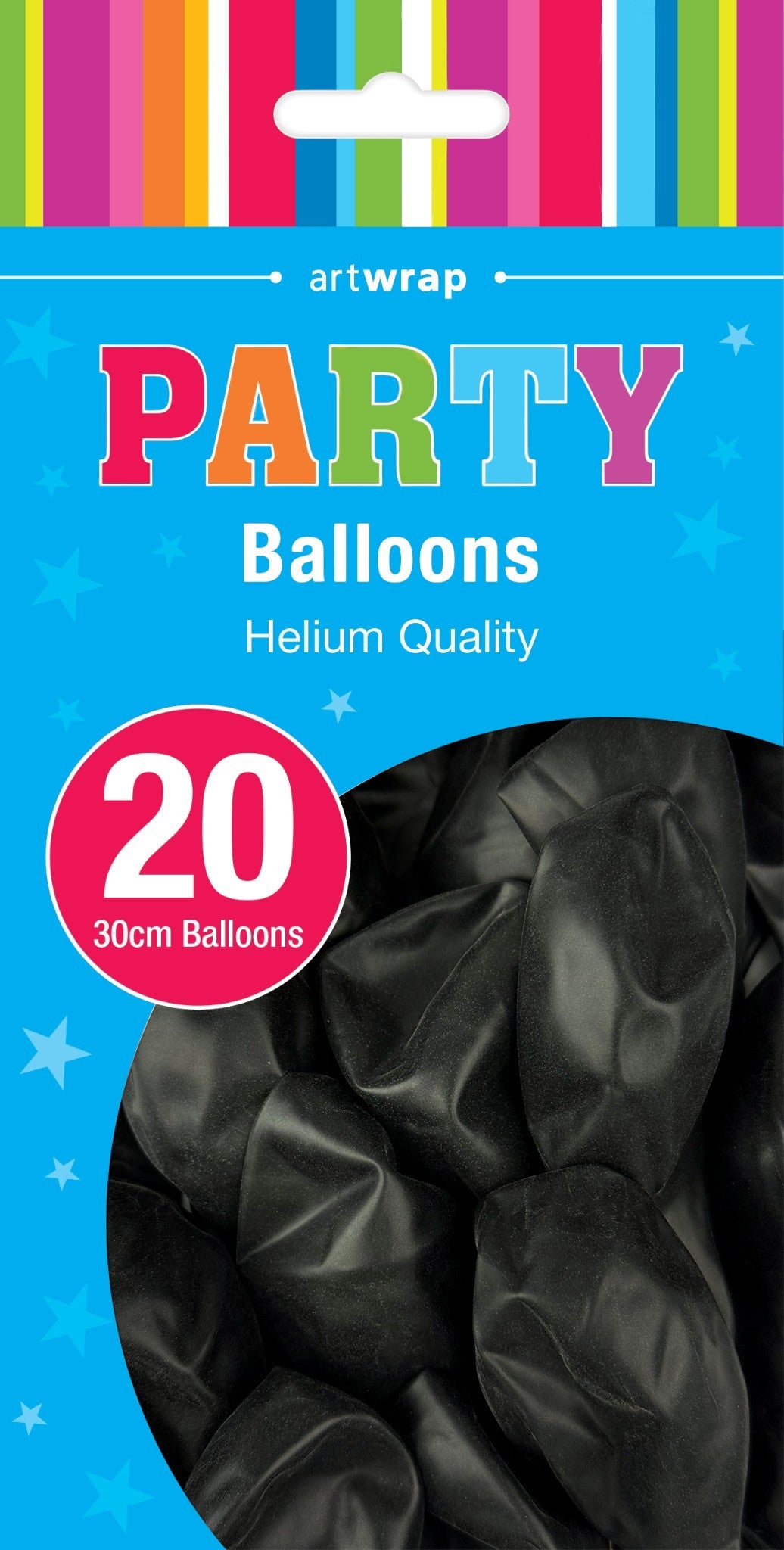 Pearl Black Balloon - 20 Pack