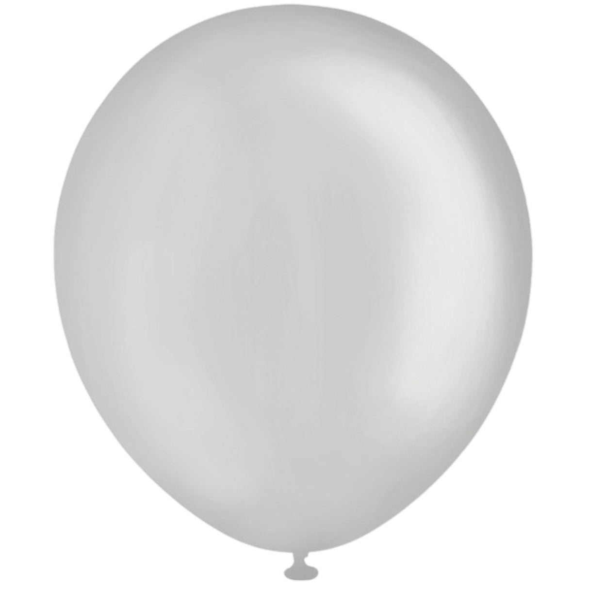 Metallic Silver Balloon - 20 Pack
