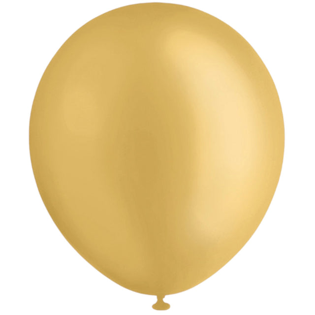 Metallic Gold Balloon - 20 Pack