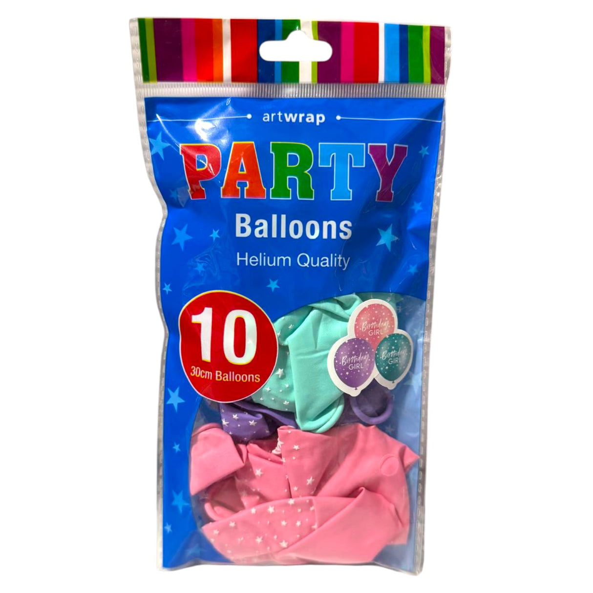 Birthday Girl Printed Latex Balloons