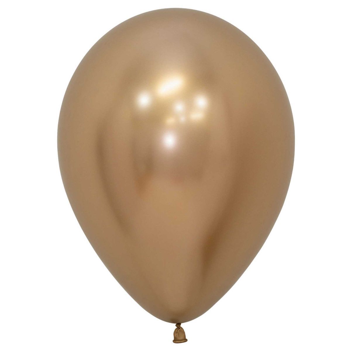 12 Pack 30cm Metallic Reflex Gold Latex Balloons