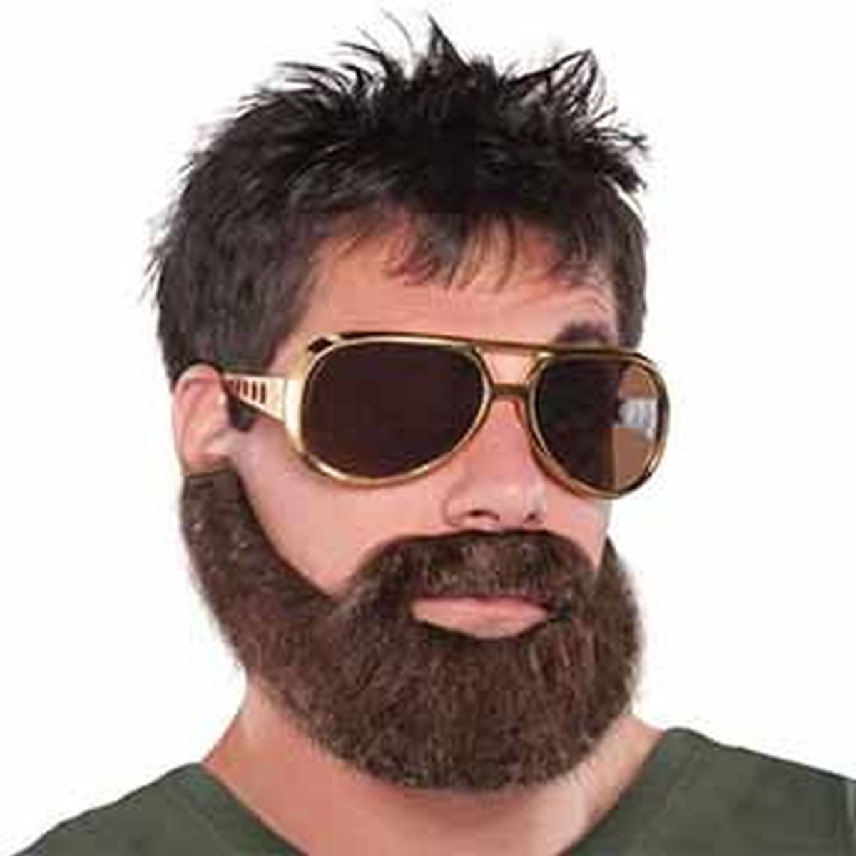 Beard and Moustache Set - Hungover Brown