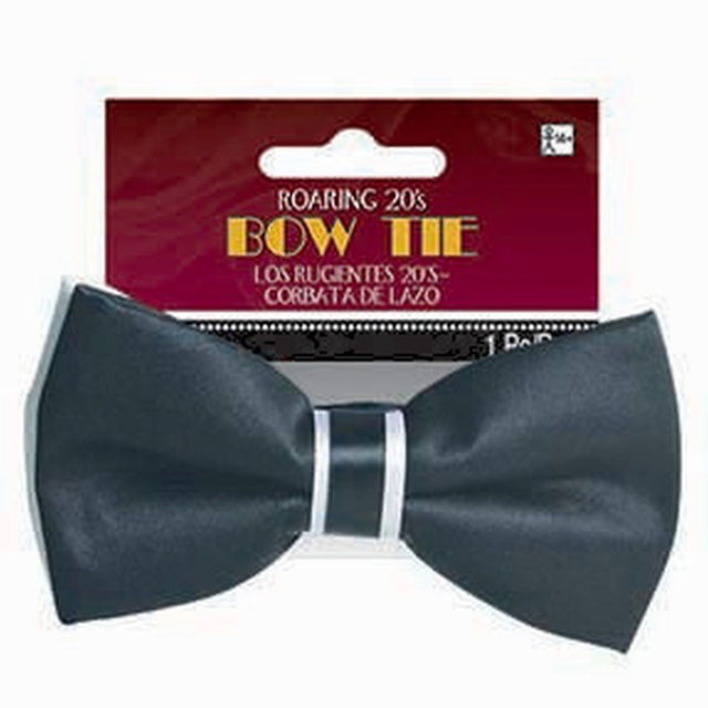 Roaring 20s Bow Tie - Black and White