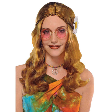 Hippie Novelty Glasses - Multicoloured