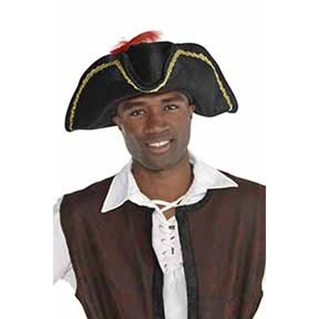 Buccaneer Feather Hat - One Size