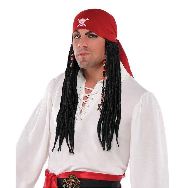 Pirate Bandana with Dreads - One Size