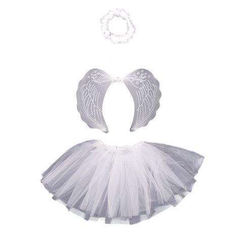 Kids Angel Costume Set - 3 Piece