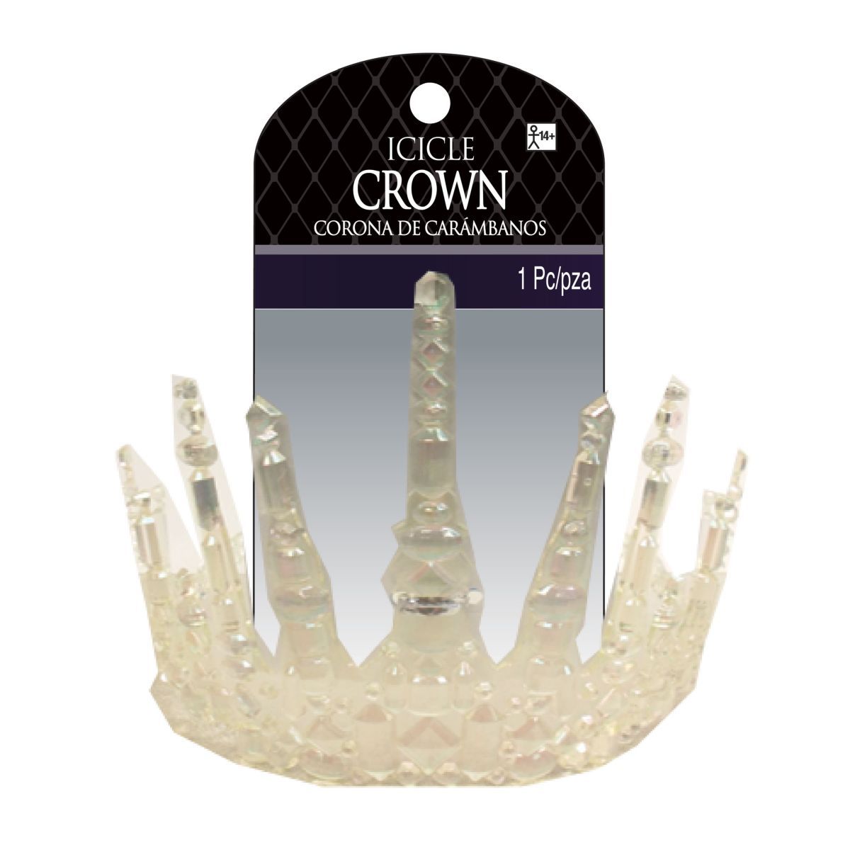 Icicle Crown Hair Tiara - Clear