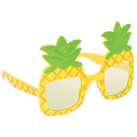 Pineapple Novelty Sunglasses - Yellow and Green