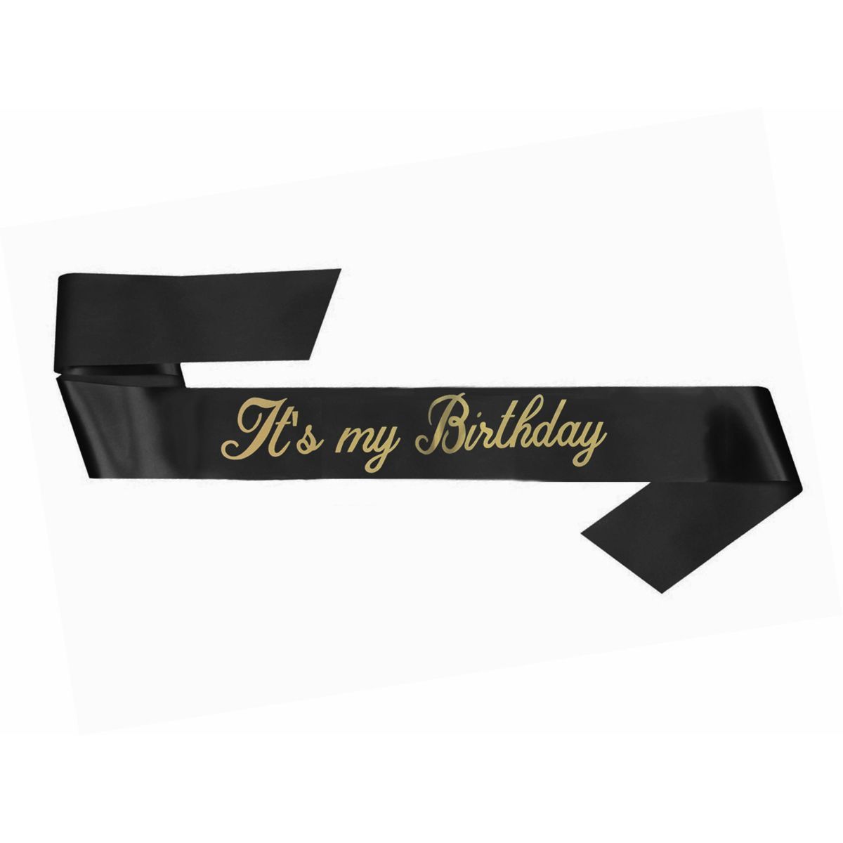 Sash It's My Birthday Black