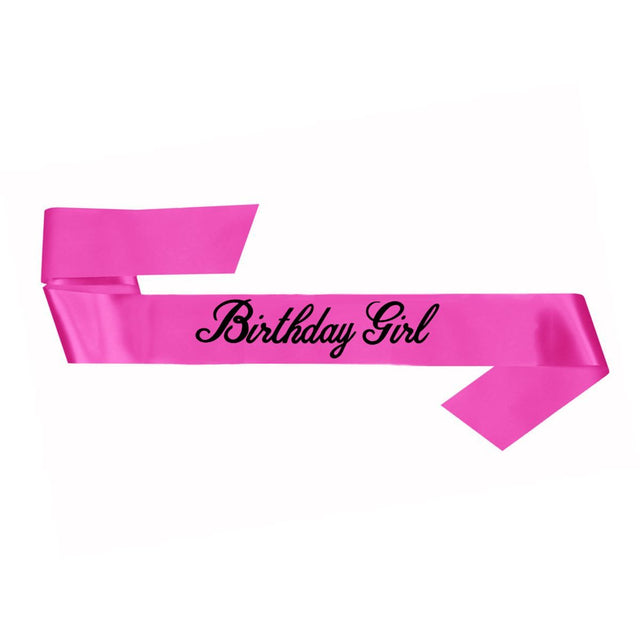 Sash It's Birthday Girl Pink