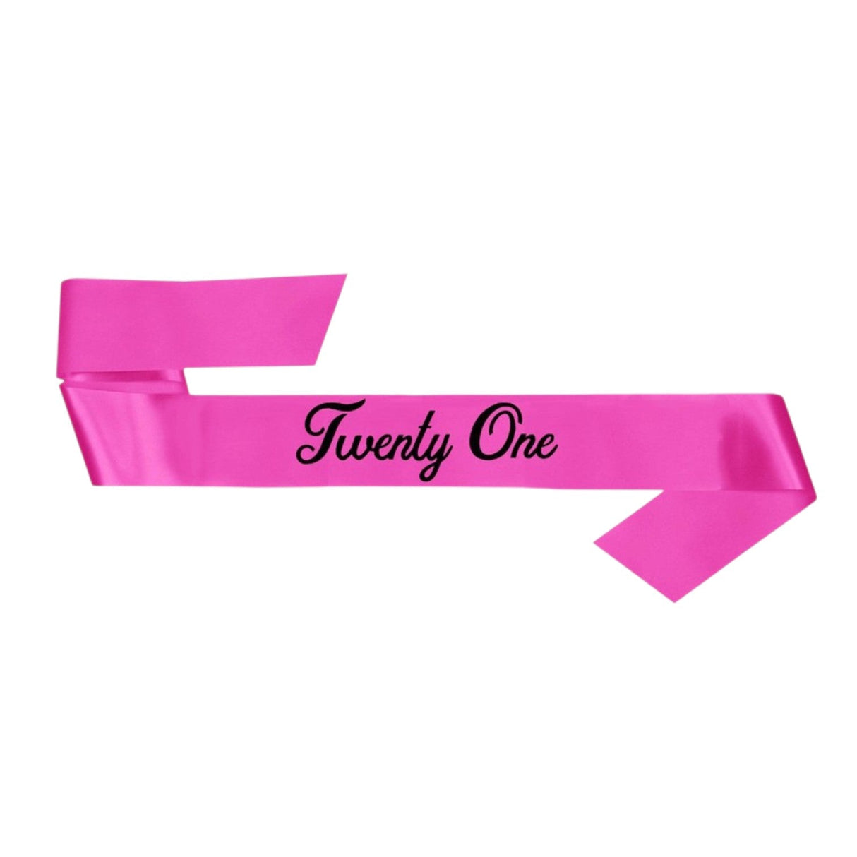 Sash 21st Birthday Pink