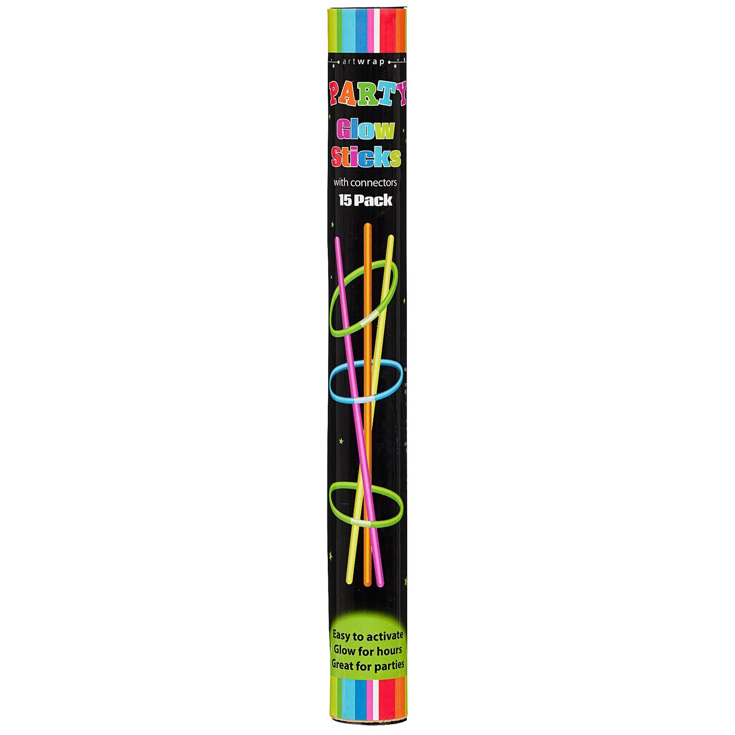 Glow Sticks Party Tube - 15 Pack