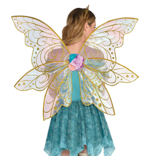 Adult Fairy Wings Costume Accessory - Multicoloured