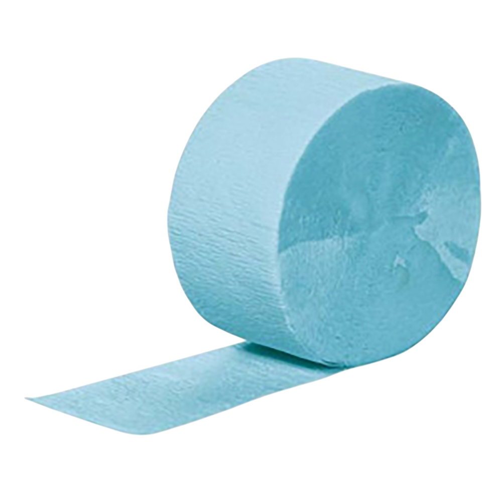 Crepe Streamer - Blue 24m