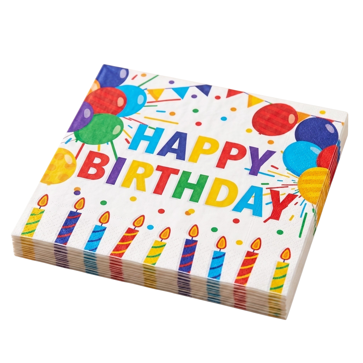 Happy Birthday Paper Napkins - Pk 20