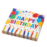 Happy Birthday Paper Napkins - Pk 20
