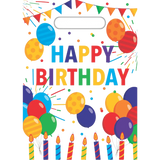 Happy Birthday Party Bags - Pk 8