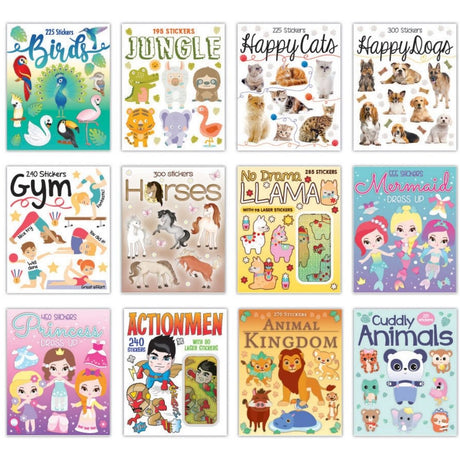 Sticker Activity Books – 54 Designs