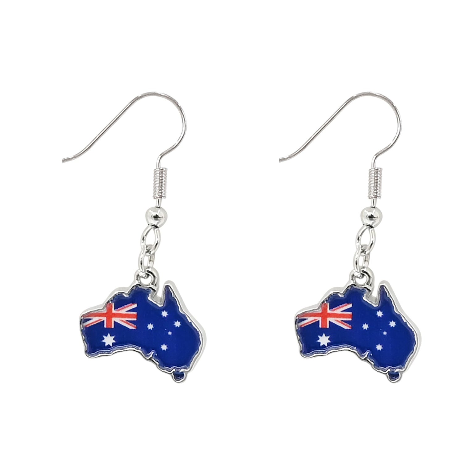 Aussie Flag Earrings - 2 Assorted