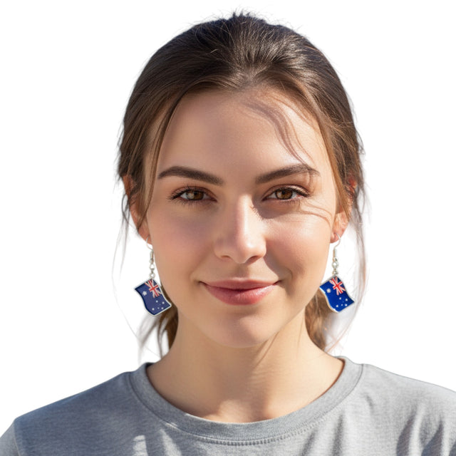 Aussie Flag Earrings - 2 Assorted