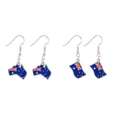 Aussie Flag Earrings - 2 Assorted