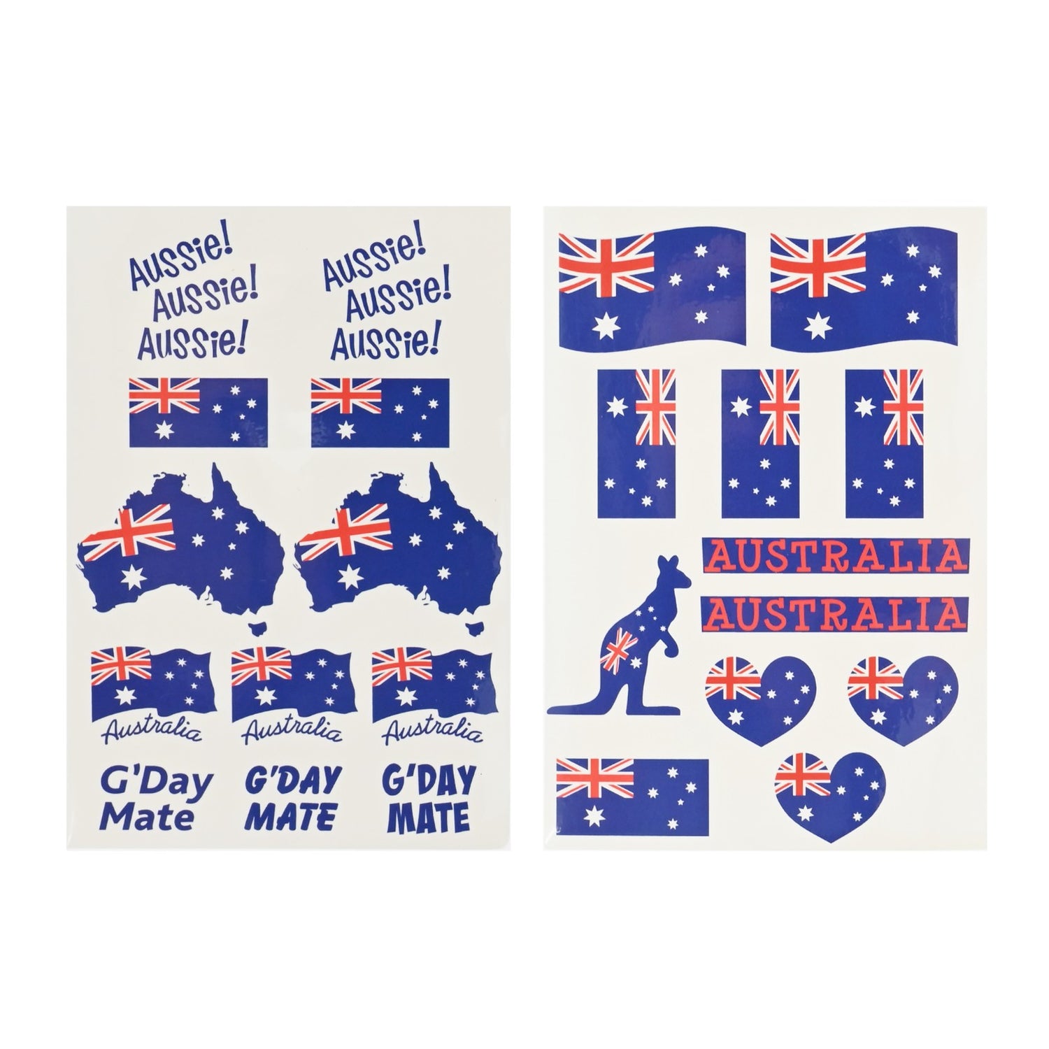 Aussie Tattoos - 12 Assorted