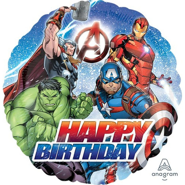 45cm Avengers Happy Birthday Foil Balloon