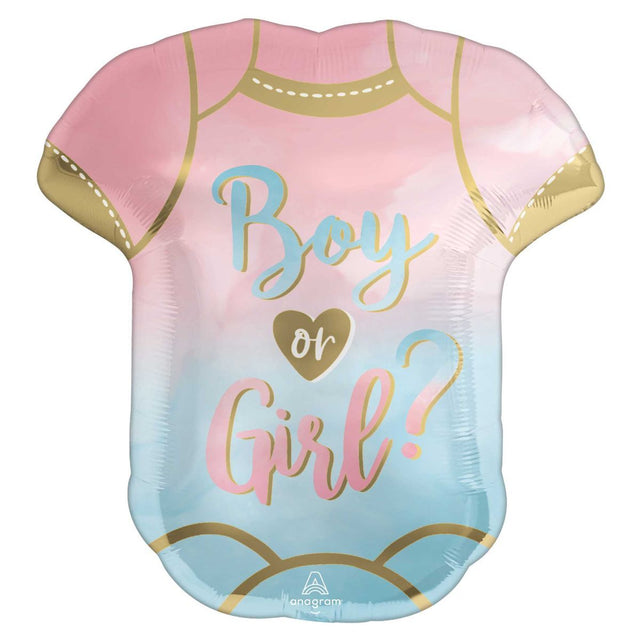 SuperShape Foil Balloon 55cm x 81cm - Boy or Girl