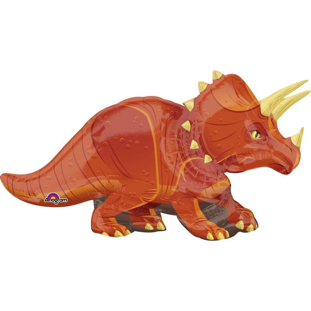 SuperShape XL Triceratops Dinosaur Foil Balloon 101cm x 60cm