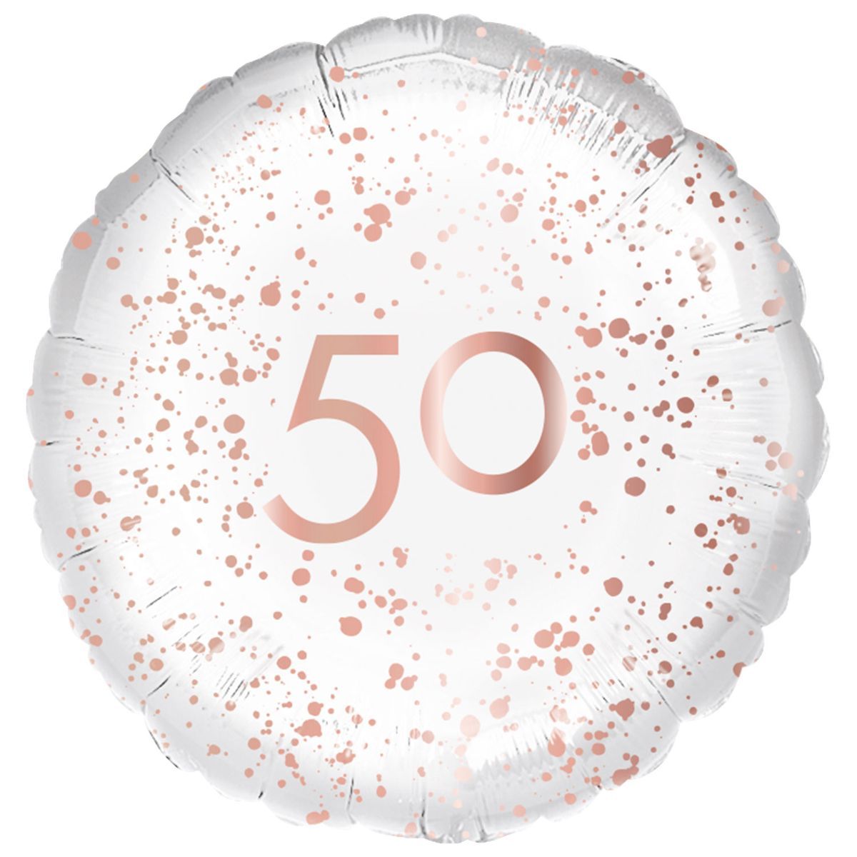 45cm Foil Helium Balloon - Rose Gold 50