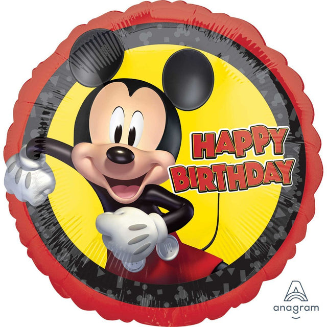 45cm Mickey Mouse Forever Happy Birthday Foil Balloon