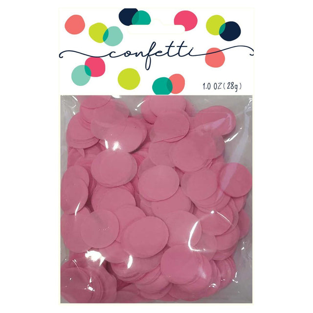 28g Tissue Paper Confetti Circles 2cm - Light Pink