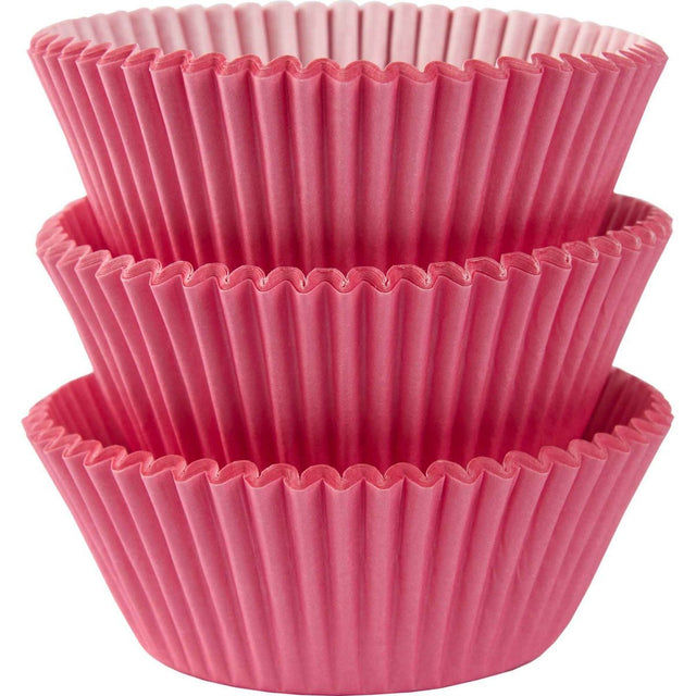 75 Pack Paper Cupcake Cases - Pink