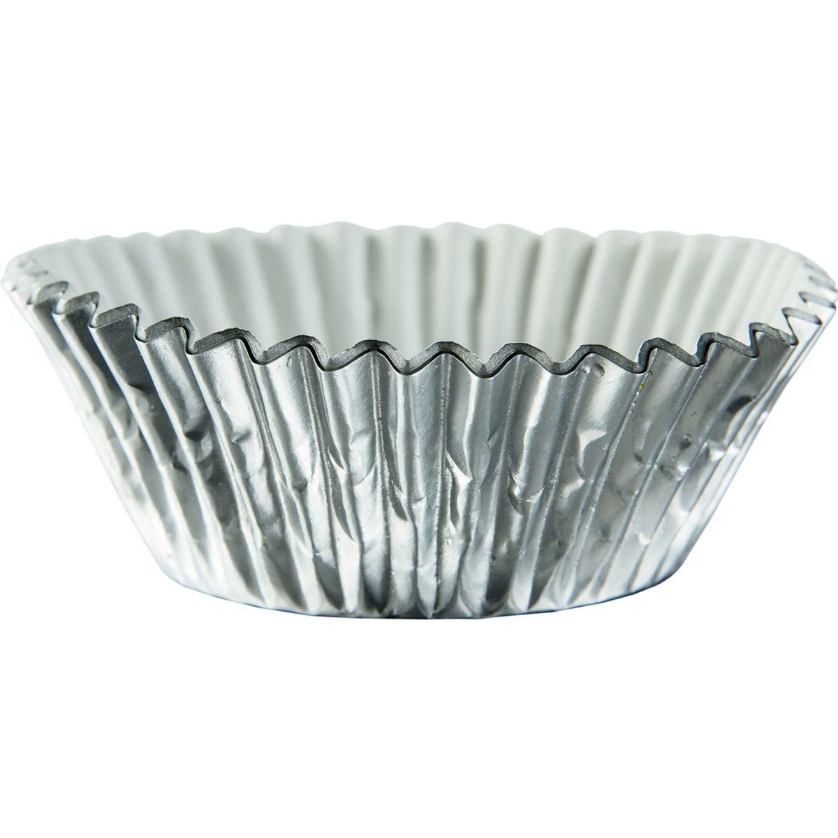 24 Pack Silver Foil Cupcake Cases