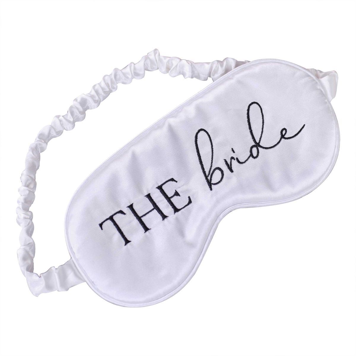 Future Mrs Satin Bride Sleep Mask - White