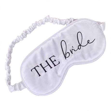 Future Mrs Satin Bride Sleep Mask - White
