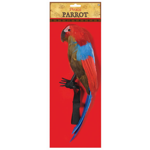 Pirate Feather Parrot Costume Accessory - Multicoloured