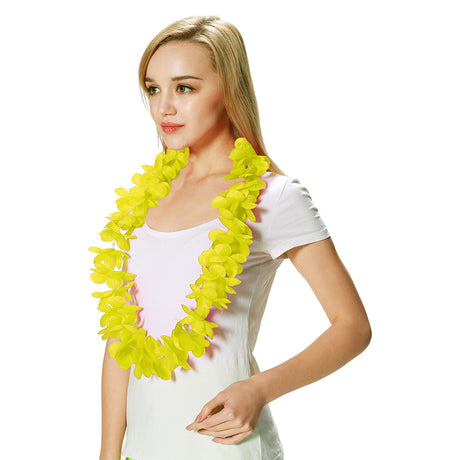 Yellow Flower Lei - PARTY PLANET