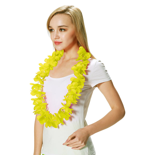 Yellow Flower Lei - PARTY PLANET