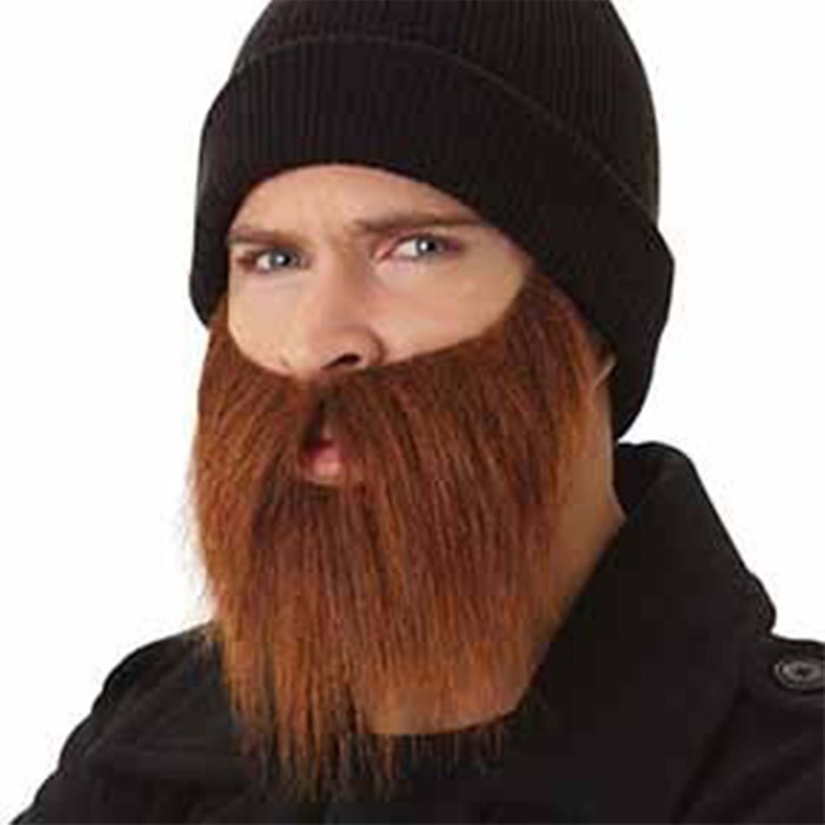 Fearsome Beard and Moustache Set - Ginger Brown