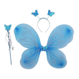 Kids Fairy Wings Costume Set - 3 Piece