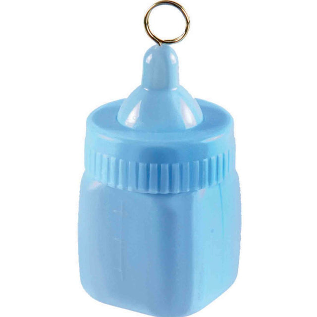 Baby Bottle Balloon Weight - Blue