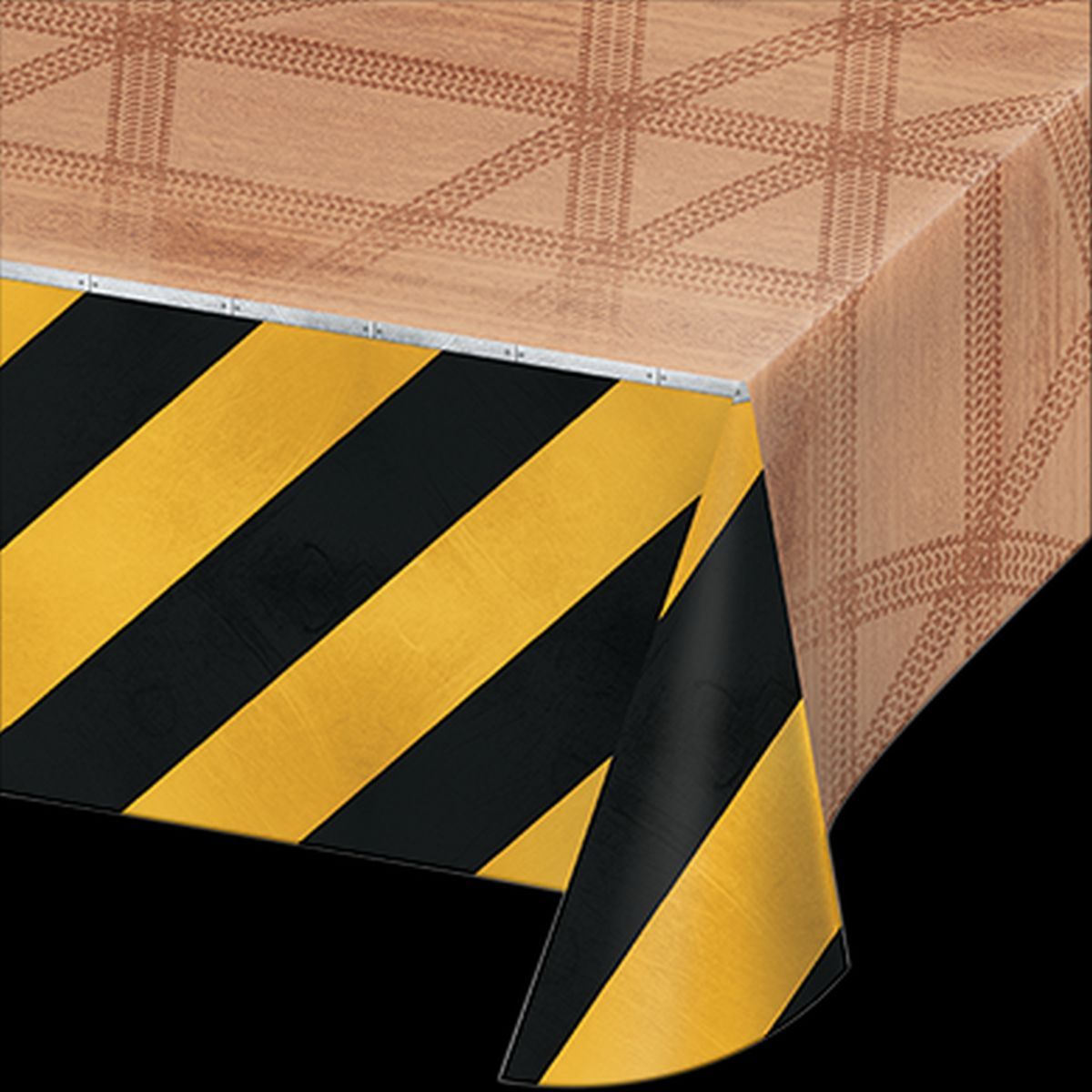 Big Dig Construction All Over Print Plastic Tablecover 137cm x 259cm
