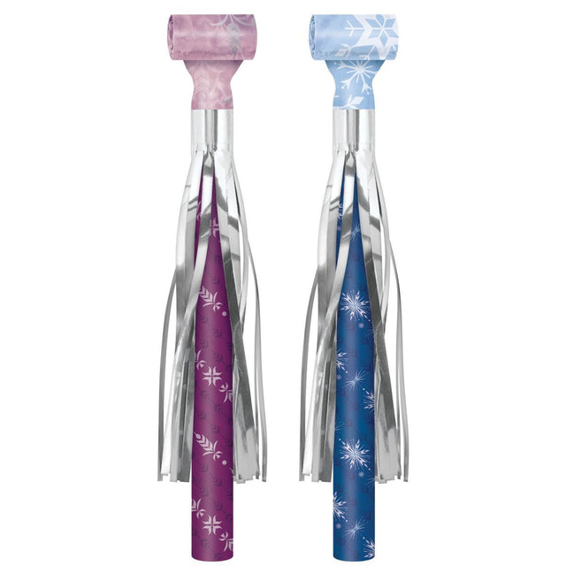 8 Pack Disney Frozen 2 Paper Party Blowouts - Multicoloured