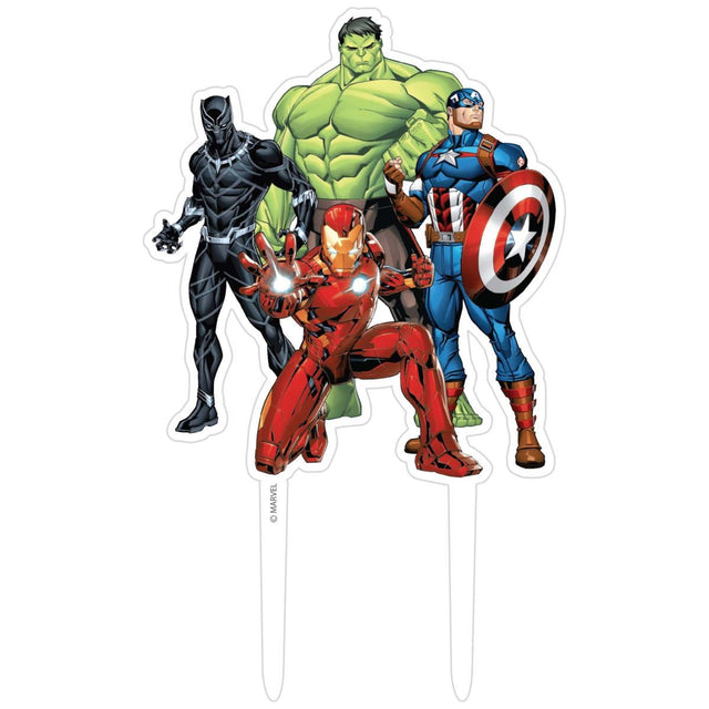 Marvel Avengers Powers Unite Acrylic Cake Topper 15cm x 20cm