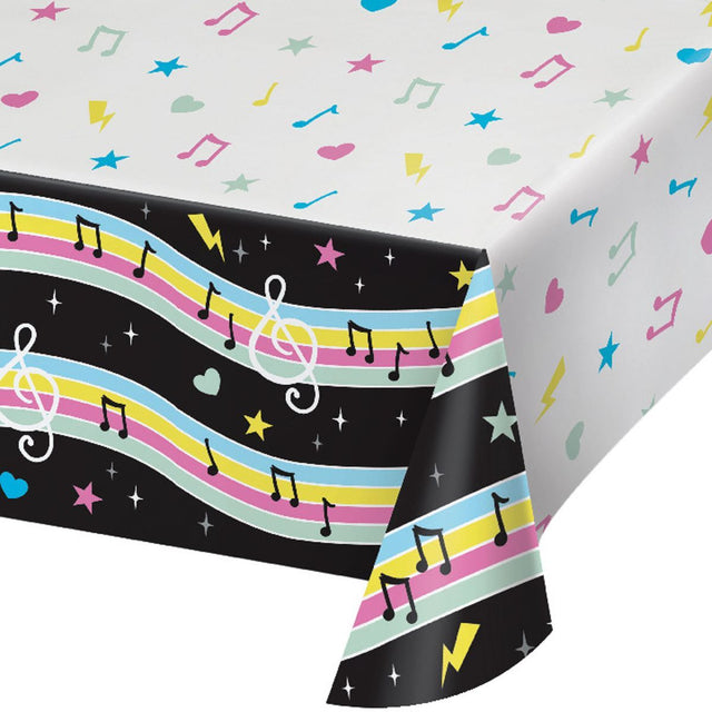 Birthday Beats Paper Tablecover 137cm x 244cm
