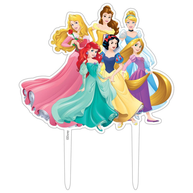 Disney Princesses Acrylic Cake Topper - Multicoloured