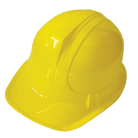 Plastic Construction Party Hat - Yellow