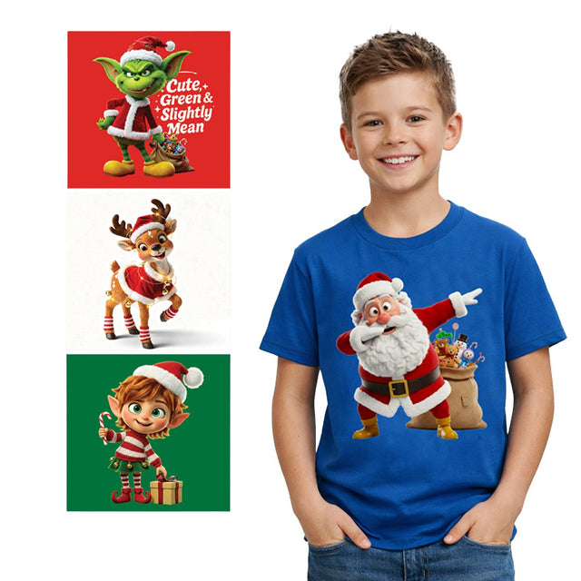 Children's Christmas T-Shirt - 4 Assorted Designs